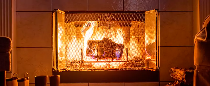 Mendota Hearth Landscape Fireplace Installation in Sierra Vista Southeast, Arizona