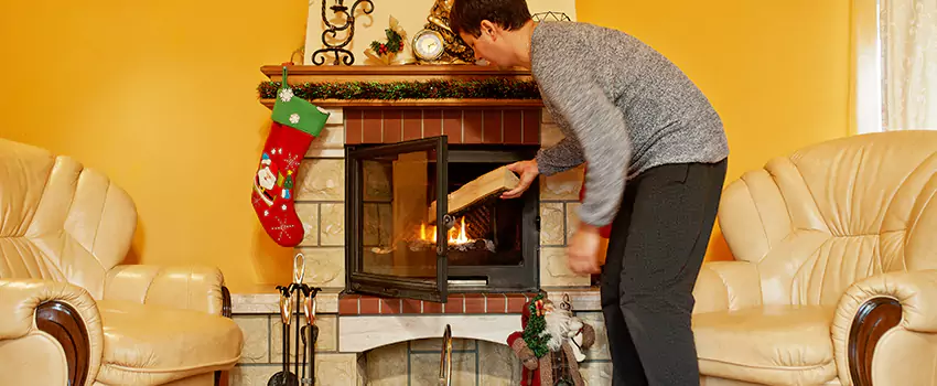 Rusted Metal Fireplace Restoration in Sierra Vista Southeast, Arizona